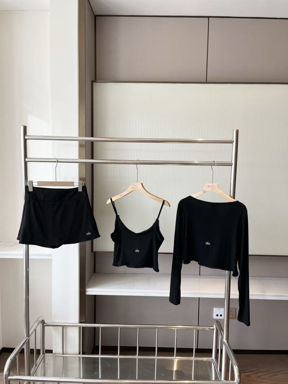 ✨Alo Yoga Black 3 Piece Activewear